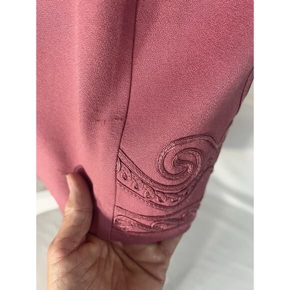 Office Siren Corp Core Office Core Sz 8 Mauve Lined Attached Jacket Wedding - Picture 7 of 13